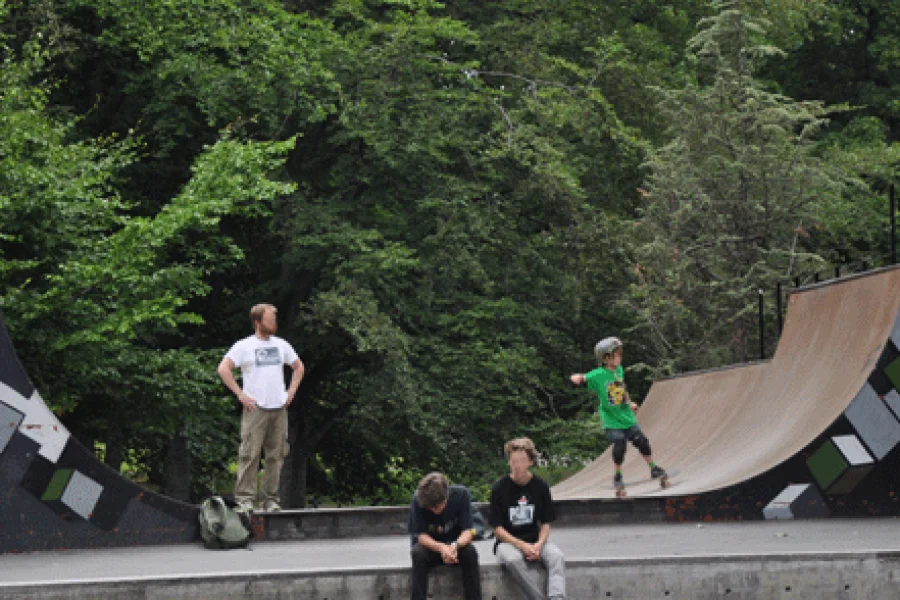 Humlegårdens skateramp