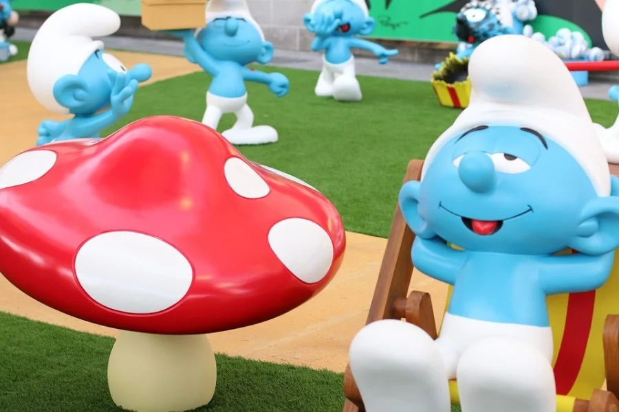 Fira påsk med Smurfarna