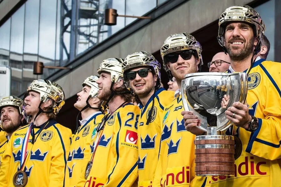 VM-stjärnan firas på Nationaldagen