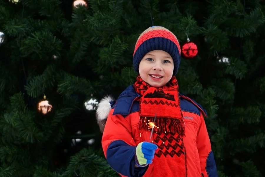Barnsligt rolig julmarknad i Säter