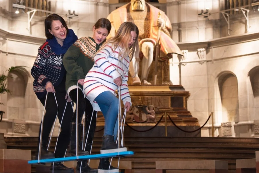 Hasa och curla på Nordiska Museet
