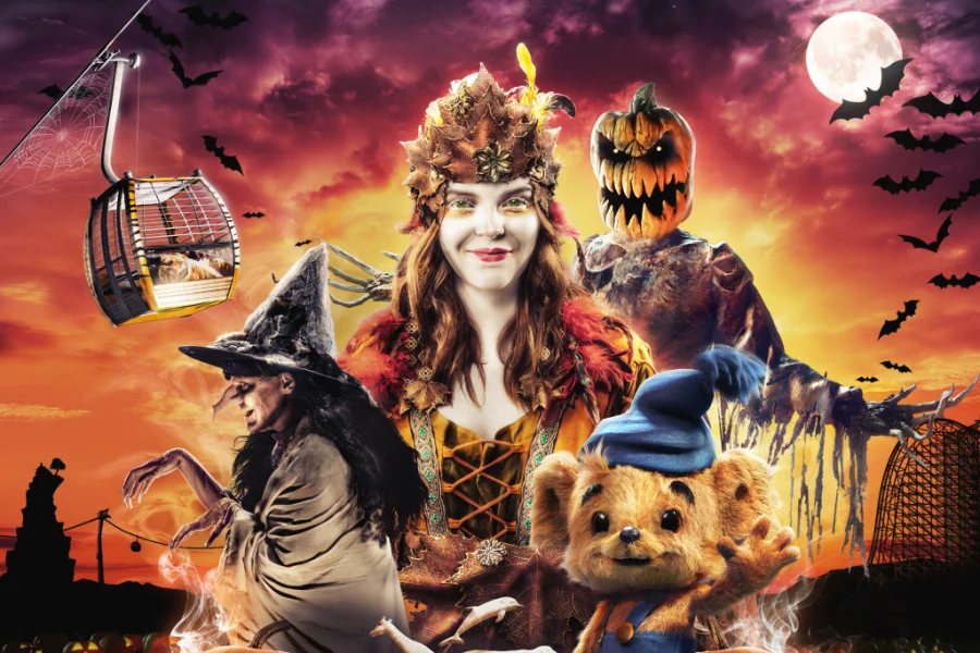 Skräckhus och Bamseshow när Kolmården firar Halloween
