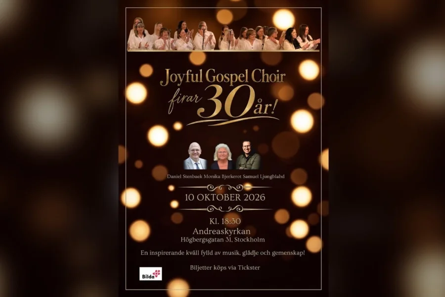 Joyful Gospel Choir firar 30 år