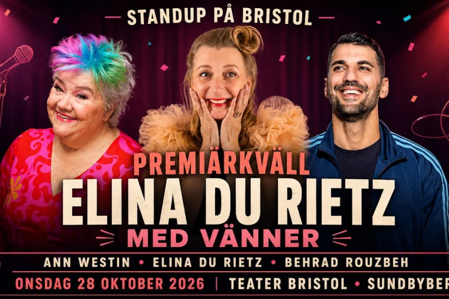 Elina Du Rietz med vänner