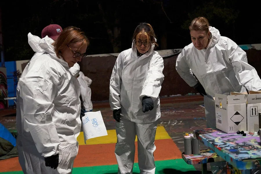 Graffitiworkshop och rundvandring i Snösätra
