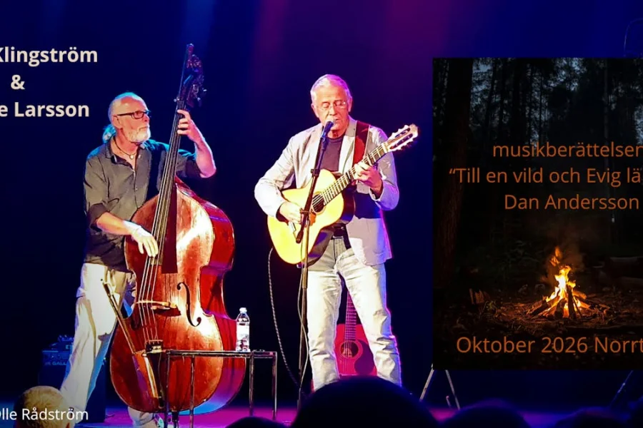Mats Klingström tolkar Dan Andersson "Till en vild och evig längtan"