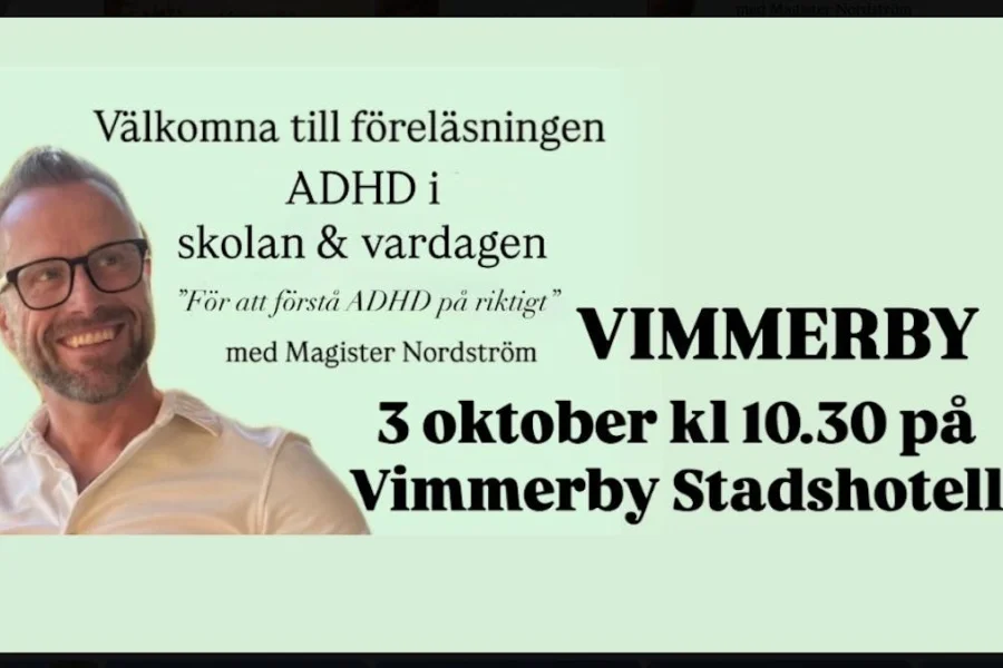 Föreläsning i Vimmerby med Magister Nordström