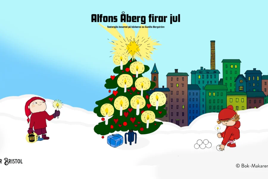 Alfons Åberg firar jul - Borås