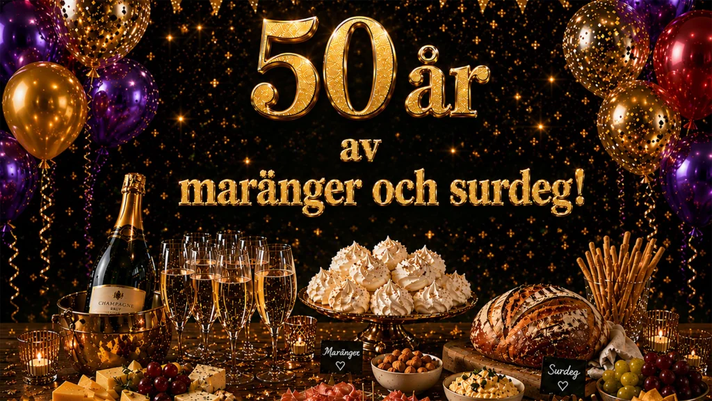 Euskefeurat – 50 år av maränger och surdeg!