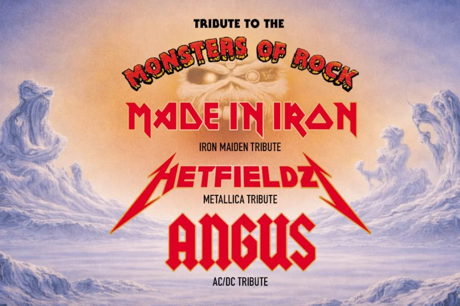 Tribute to Monsters of Rock: HETFIELDZ+ANGUS+MADE IN IRON