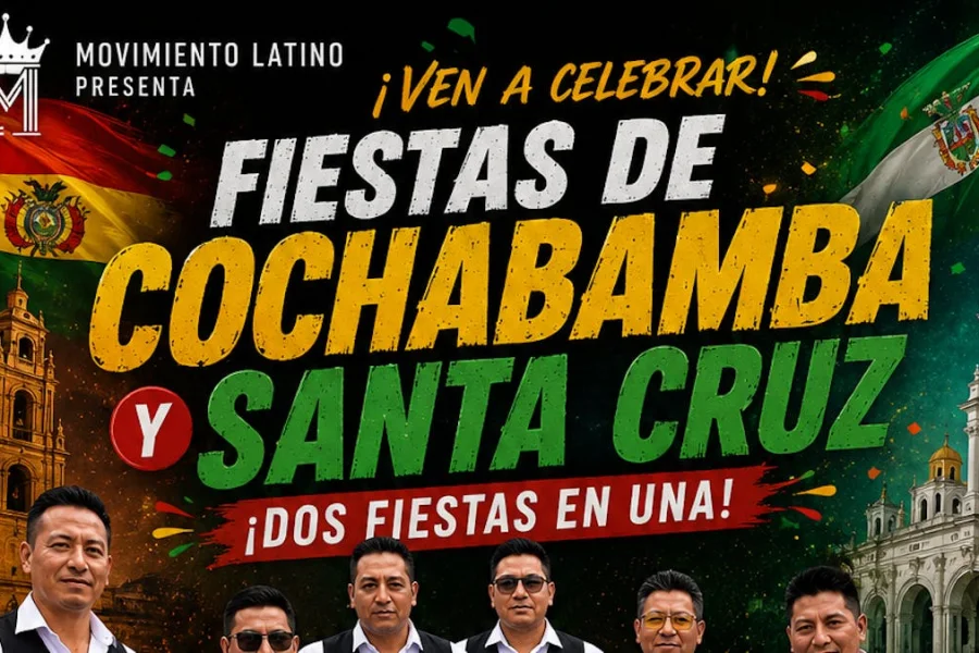 Celebrando a Santa Cruz y Cochabamba