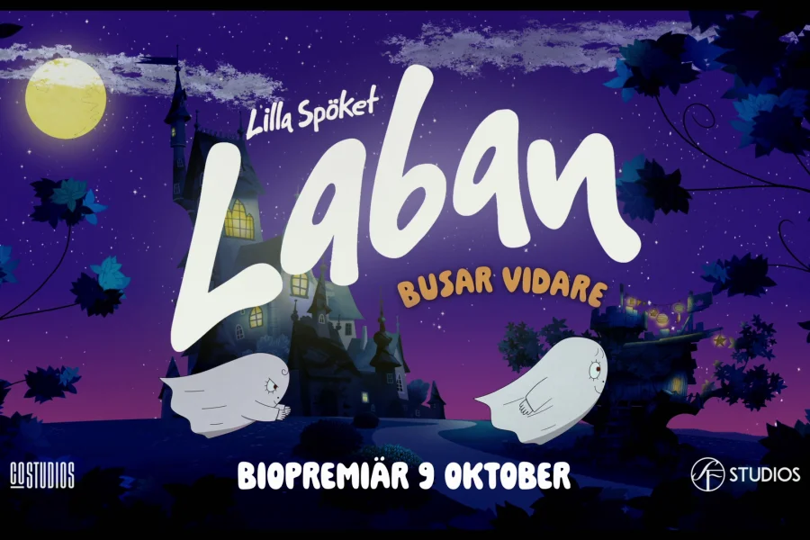 Lilla spöket Laban busar vidare