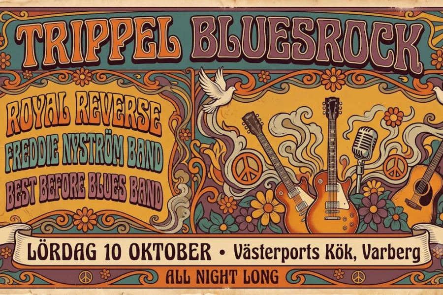 Trippel bluesrock