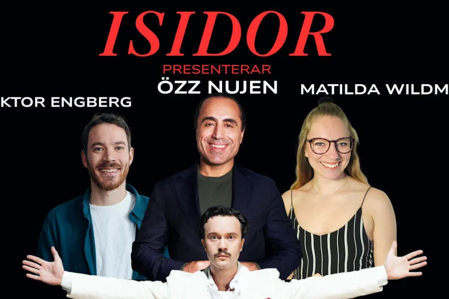 Isidor presenterar: Özz Nujen, Viktor Engberg, Matilda Wildmark