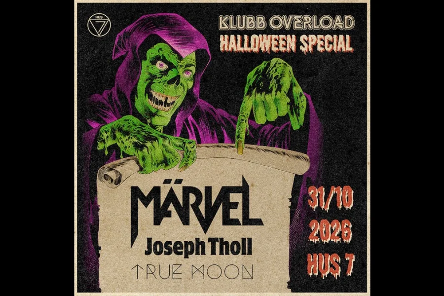 Klubb Overload: Märvel + Joseph Toll + True Moon