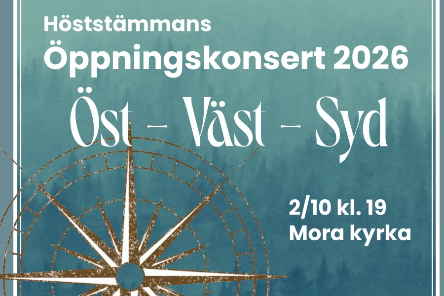 Öppningskonsert: Höststämman Öst – Väst – Syd
