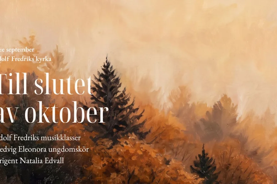 Till slutet av oktober