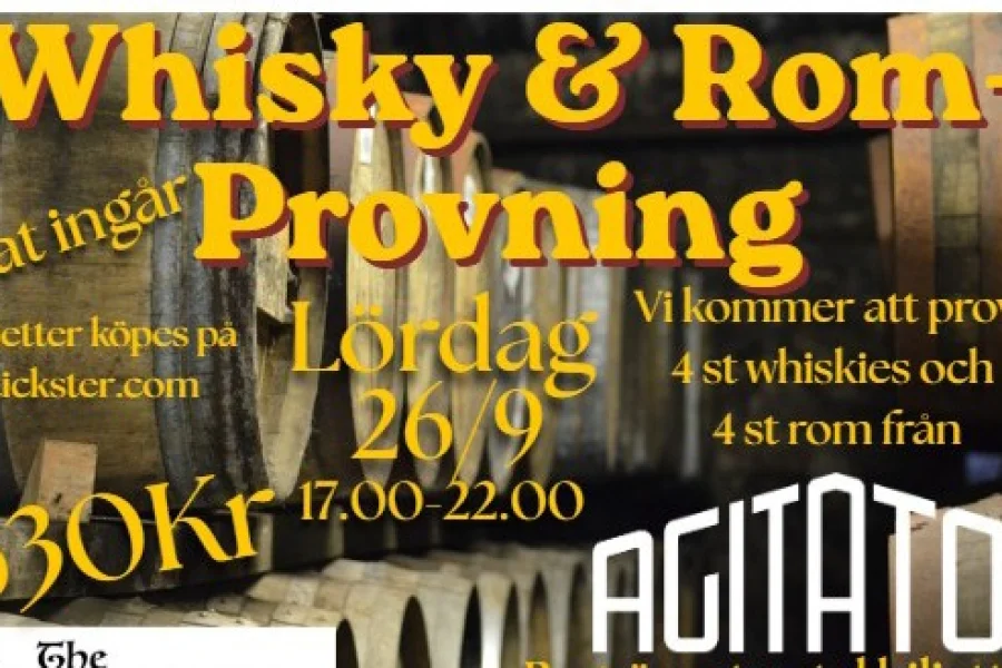 Whisky & rom-provning Agitator