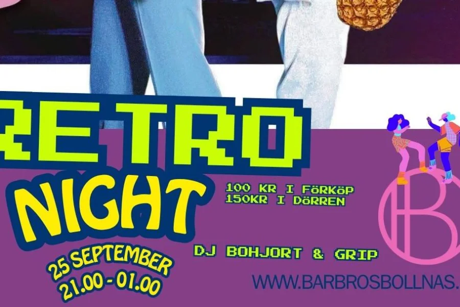 Retro Night med DJ Bohjort & Grip