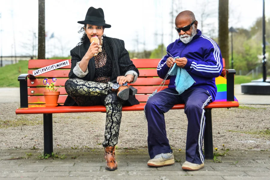 Rajs antifascistiska dansshow talkshow showshow