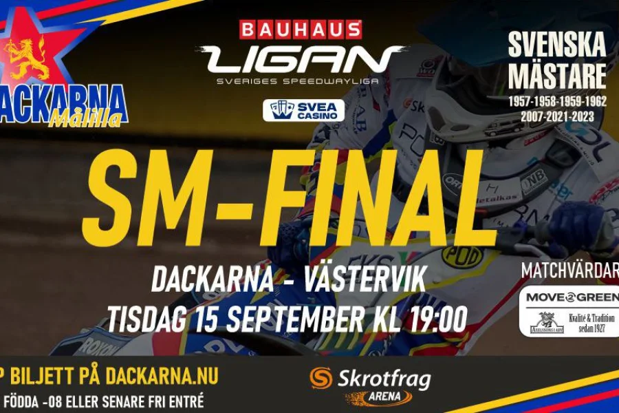 SM-final: Dackarna – Västervik