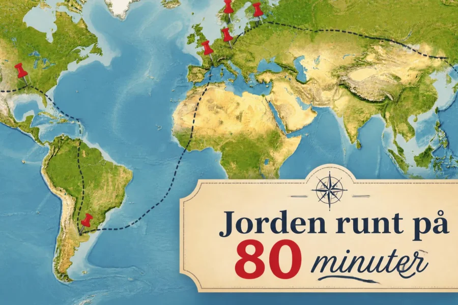 Jorden runt på 80 minuter