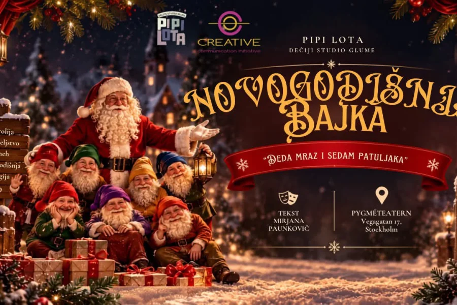NOVOGODISNJA BAJKA- DEDA MRAZ I SEDAM PATULJAKA