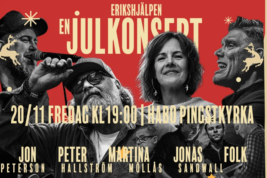 En Julkonsert 2026 – Peterson & Sandwall + gäster