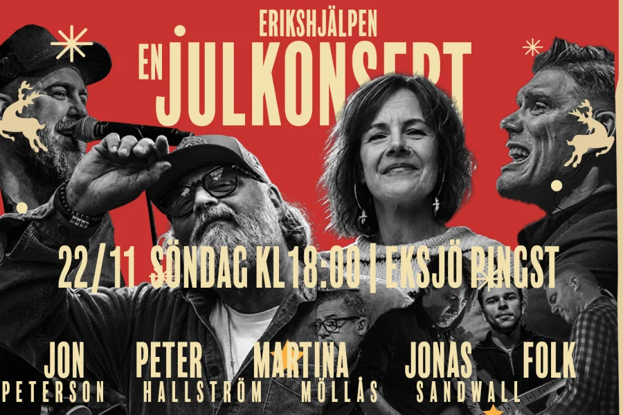 En Julkonsert 2026 – Peterson & Sandwall + gäster