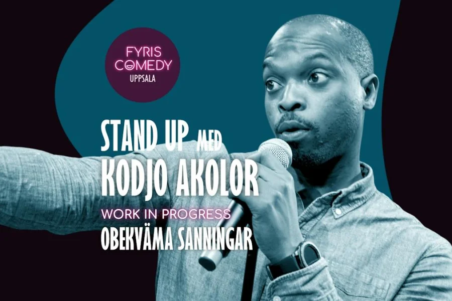 Fyris Comedy – Stand up med Kodjo Akolor – Work in Progress "Obekväma sanningar"