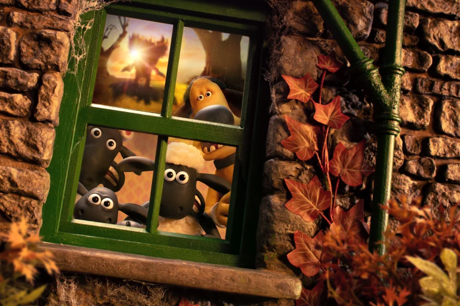 Fåret Shaun och monstret på bondgården