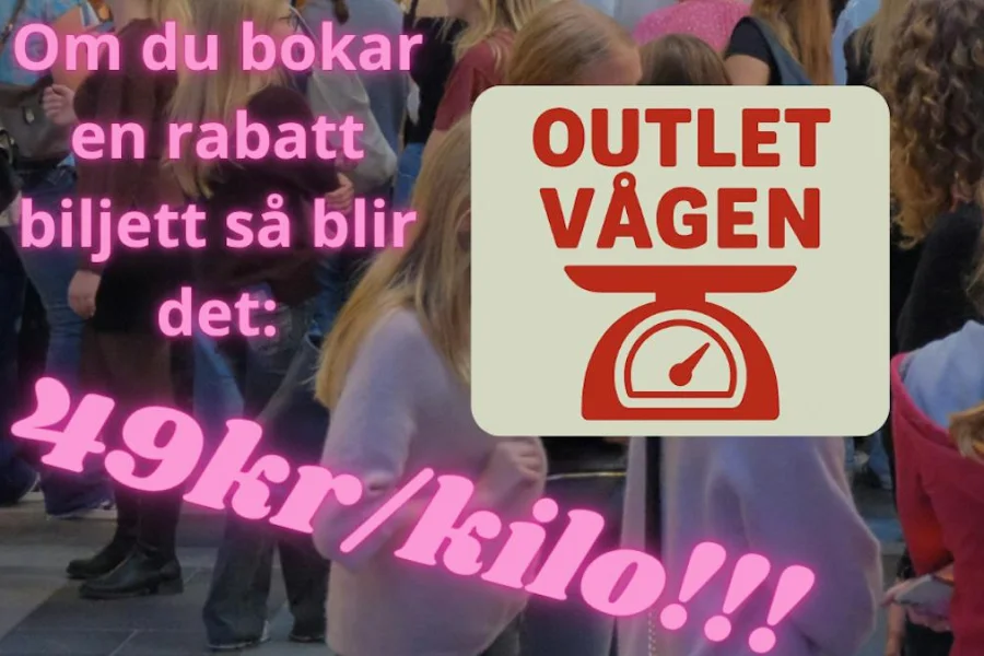 Outletvågen – 99 kr/kg shopping