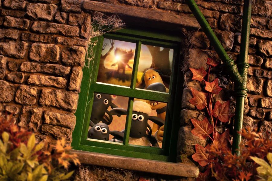 Fåret Shaun och monstret på bondgården