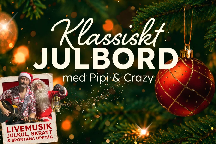 Klassiskt julbord med Pipi & Crazy