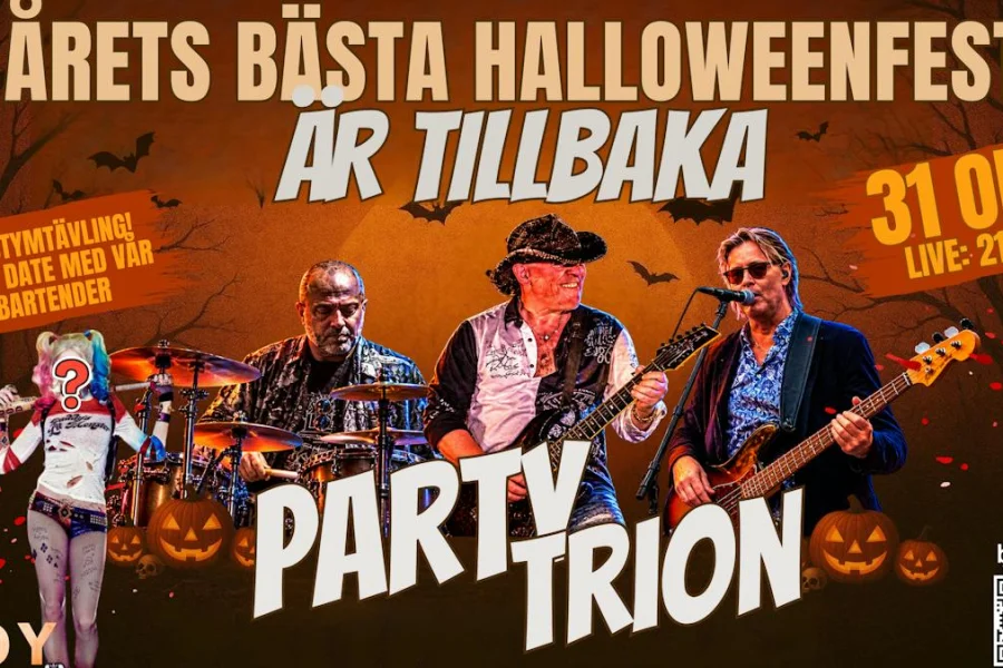 Halloweenfest med PartyTrion + kostymtävling
