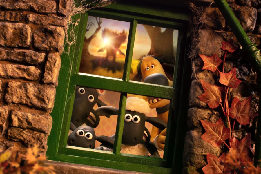 Fåret Shaun och monstret på bondgården