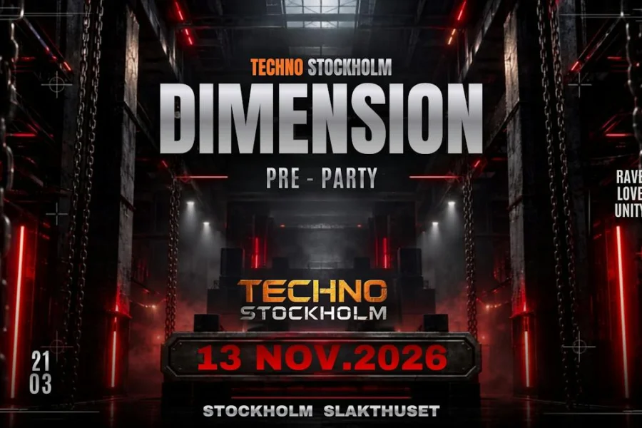 Techno Stockholm Dimension – Pre-party
