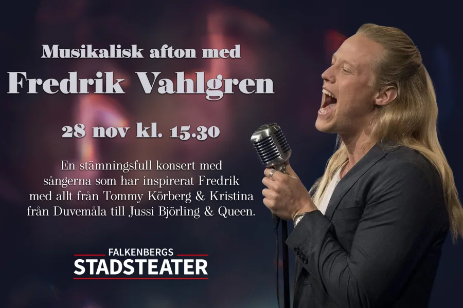 Musikalisk afton med Fredrik Vahlgren
