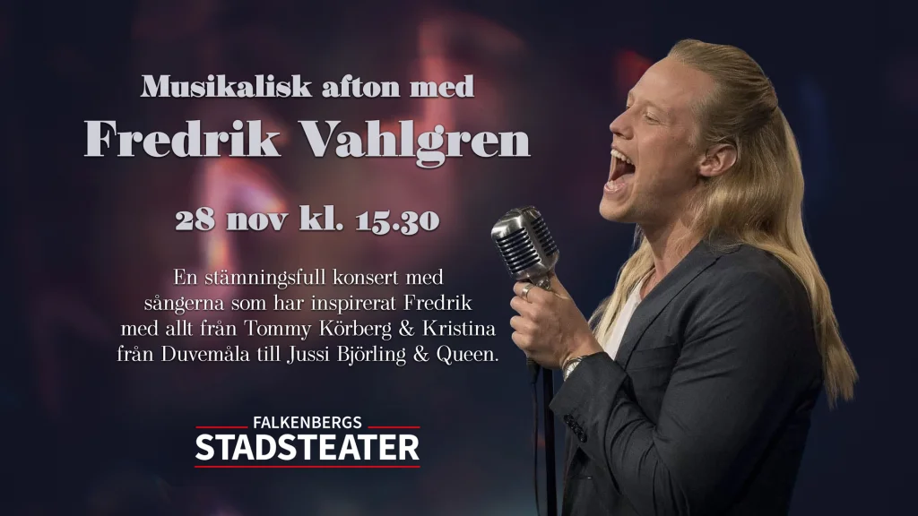 Musikalisk afton med Fredrik Vahlgren