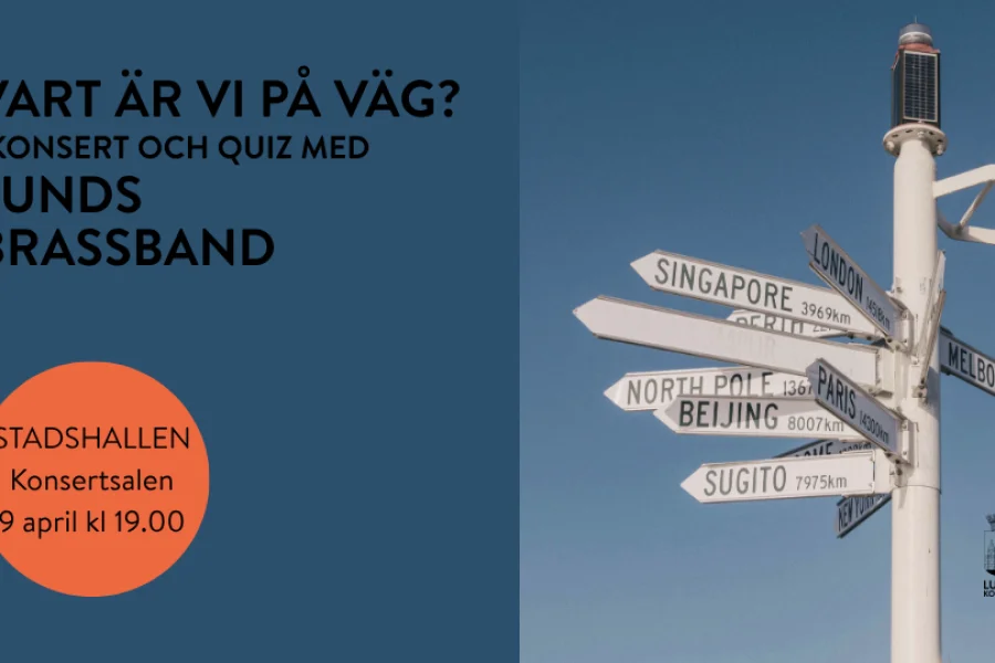 Vart är vi på väg? Konsert & quiz Lunds Brassband