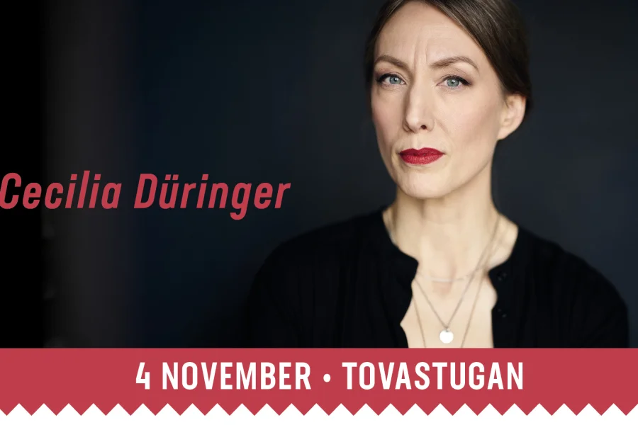 Författarkväll och middag med Cecilia Düringer