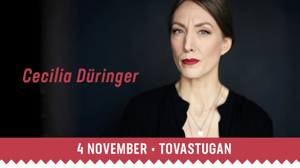 Författarkväll och middag med Cecilia Düringer
