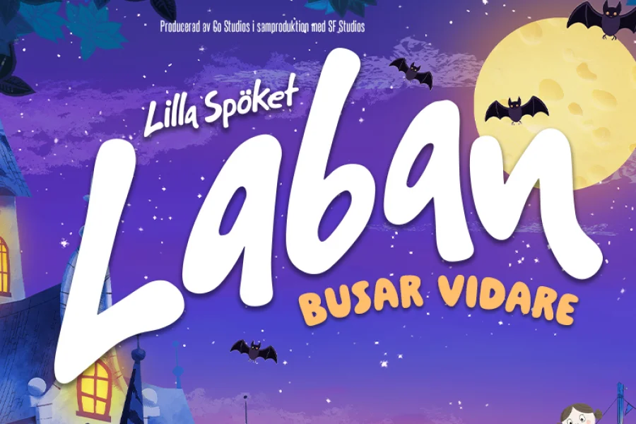 Lilla spöket Laban busar vidare