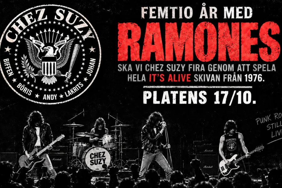Chez Suzy lirar Ramones