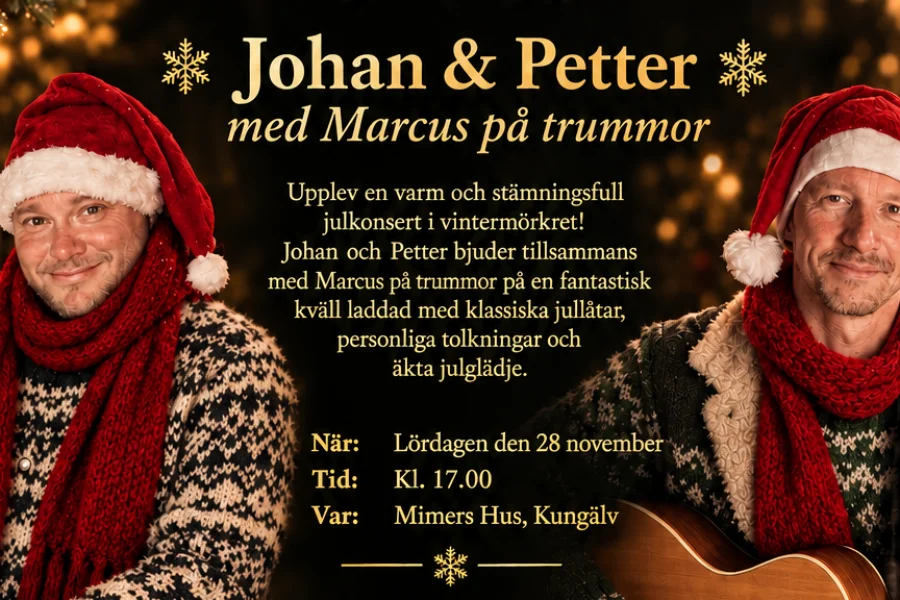 Julkonsert – Johan & Petter