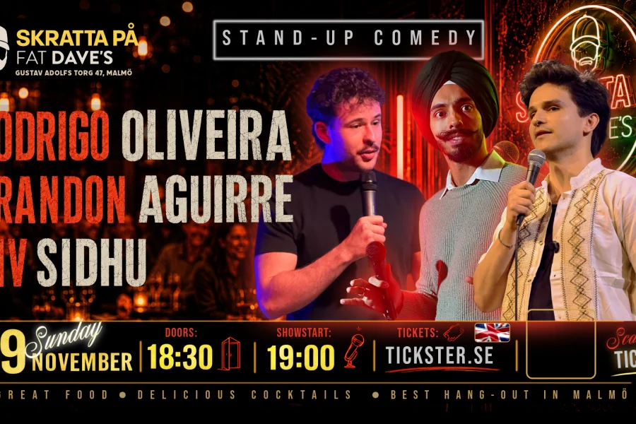 SKRATTA S02E17 - ENGLISH STANDUP