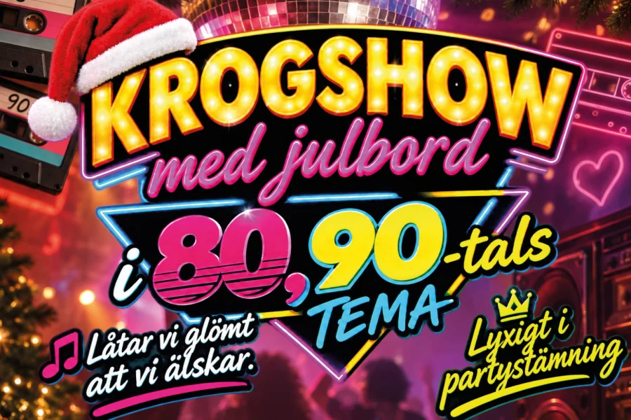 Krogshow med julbord