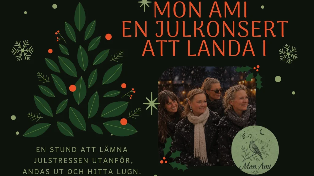Mon Ami – En julkonsert att landa i