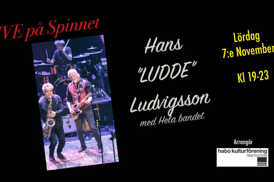 Hans "Ludde" Ludvigsson med hela bandet