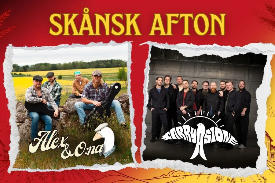 Skånsk afton – Alex & O:na + Carry a Stone